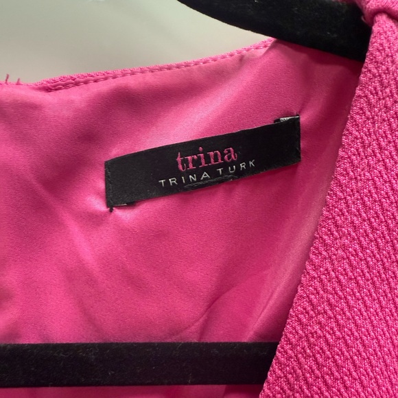 Trina Turk Pink Shift Dress - Size 6 - Like New - Never Worn - Picture 4 of 4